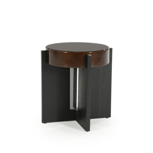 Ronde Bijzettafel Juliet 40cm - Bruin - Afbeelding 2