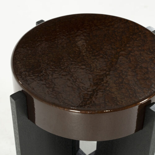 Ronde Bijzettafel Juliet 40cm - Bruin - Afbeelding 6