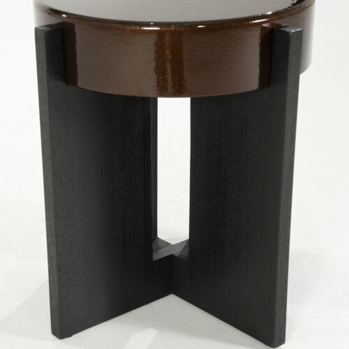 Ronde Bijzettafel Juliet 40cm - Bruin - Afbeelding 3