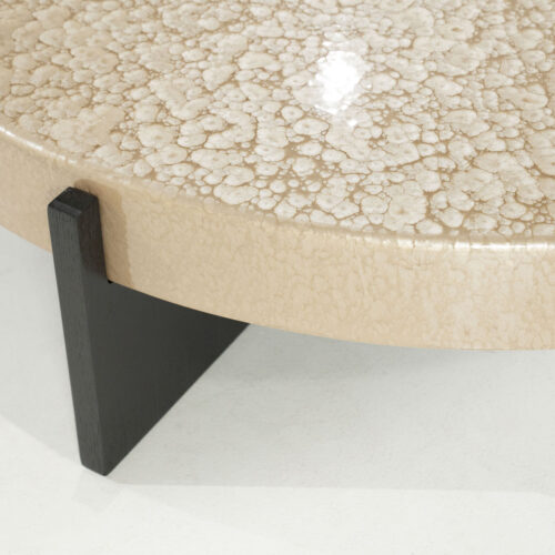 Ronde Salontafel Juliet 110cm - Beige - Afbeelding 3