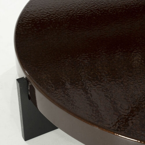Ronde Salontafel Juliet 110cm - Bruin - Afbeelding 4