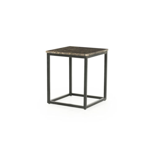 Vierkante Bijzettafel Rico Marmer 38 x 38cm