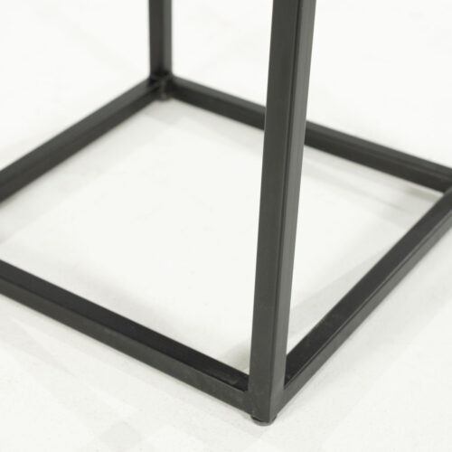 Vierkante Bijzettafel Rico Marmer 38 x 38cm - Afbeelding 2