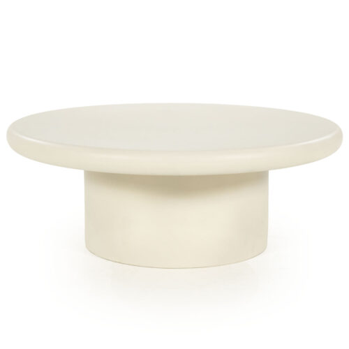 Ronde Salontafel Jade Magnesium oxide 80cm