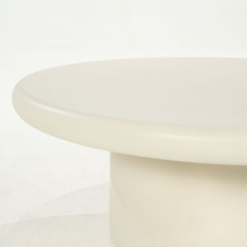 Ronde Salontafel Jade Magnesium oxide 80cm - Afbeelding 4
