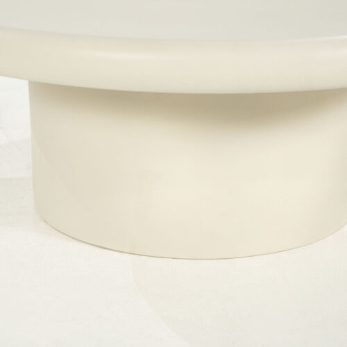 Ronde Salontafel Jade Magnesium oxide 80cm - Afbeelding 3