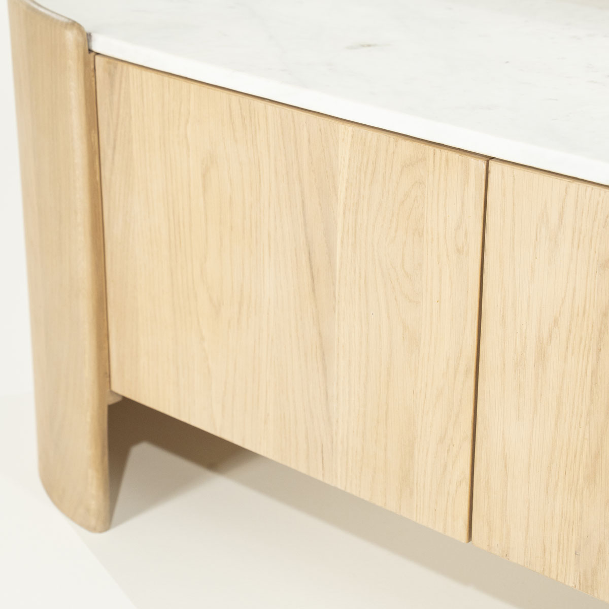 TV-meubel Don Marmer en eikenhout 165 cm - Afbeelding 11