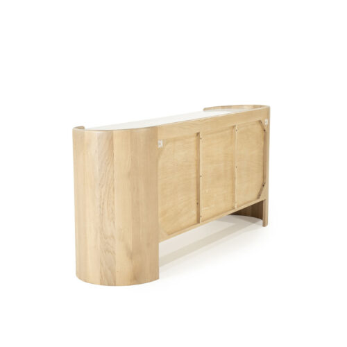 Dressoir Don Marmer en eikenhout 165cm - Afbeelding 3
