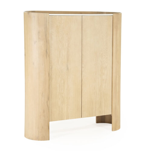 Opbergkast Don Marmer en eikenhout 140 x 120cm