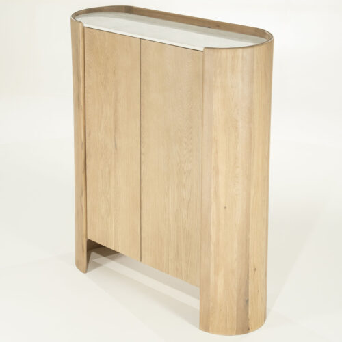 Opbergkast Don Marmer en eikenhout 140 x 120cm - Afbeelding 2