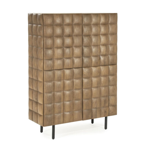 Opbergkast Felix Mangohout 147 x 109cm