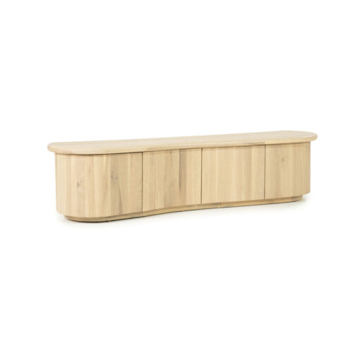 TV meubel Josh Eikenhout 180 cm - naturel - Afbeelding 2