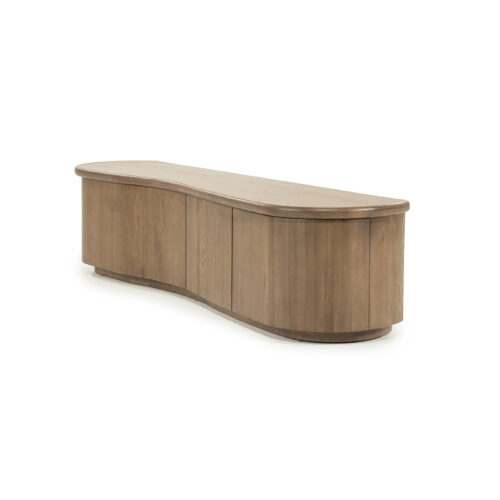 TV meubel Josh Eikenhout 180 cm - bruin - Afbeelding 6