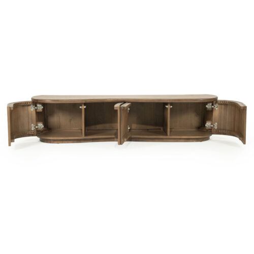 TV meubel Josh Eikenhout 180 cm - bruin - Afbeelding 8