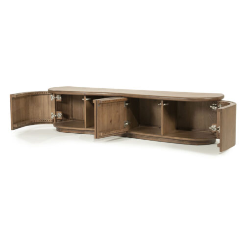 TV meubel Josh Eikenhout 180 cm - bruin - Afbeelding 7