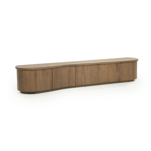 TV meubel Josh Eikenhout 240 cm - bruin - Afbeelding 2