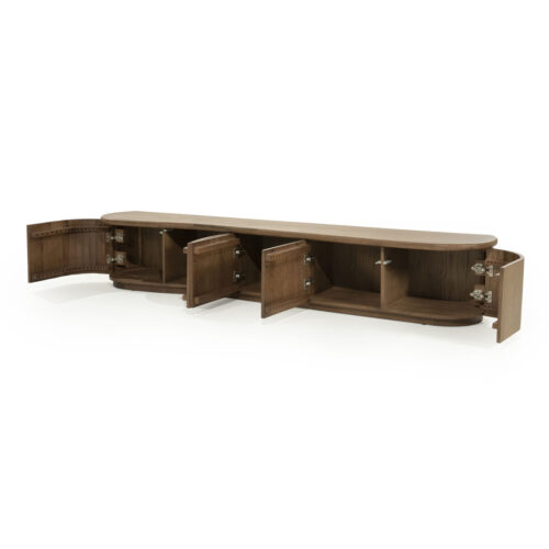 TV meubel Josh Eikenhout 240 cm - bruin - Afbeelding 8