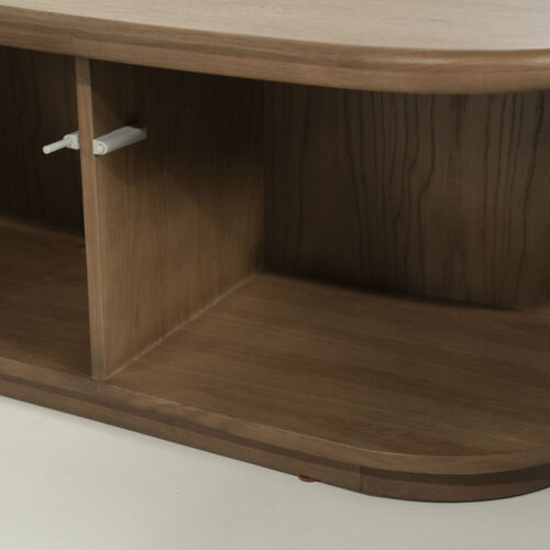 TV meubel Josh Eikenhout 240 cm - bruin - Afbeelding 11