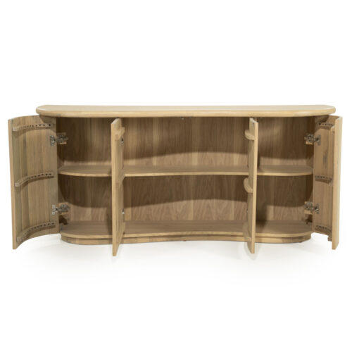 Dressoir Josh Eikenhout 180cm - Naturel - Afbeelding 7