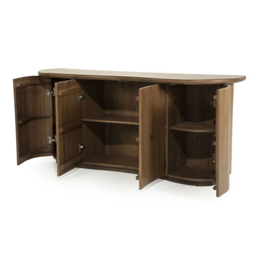 Dressoir Josh Eikenhout 180cm - Bruin - Afbeelding 8