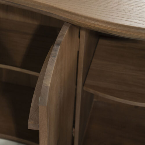Dressoir Josh Eikenhout 180cm - Bruin - Afbeelding 10