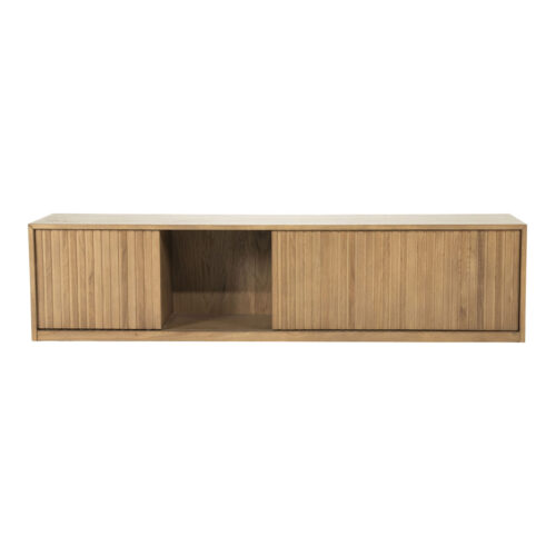 TV meubel Milo Eikenhout 180 cm - bruin - Afbeelding 3