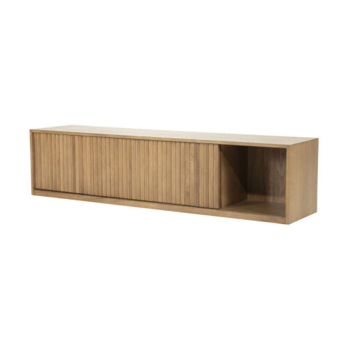 TV meubel Milo Eikenhout 180 cm - bruin - Afbeelding 6