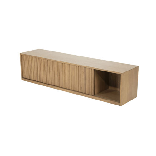 TV meubel Milo Eikenhout 180 cm - bruin - Afbeelding 4