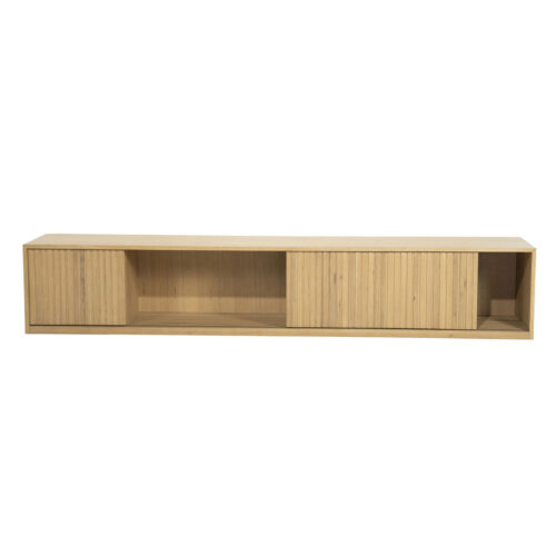 TV meubel Milo Eikenhout 240 cm - naturel - Afbeelding 6