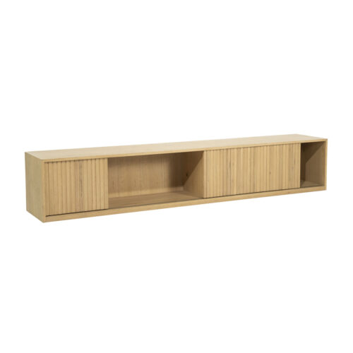 TV meubel Milo Eikenhout 240 cm - naturel - Afbeelding 3