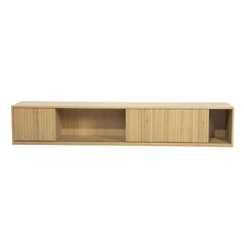 TV meubel Milo Eikenhout 240 cm - naturel - Afbeelding 2