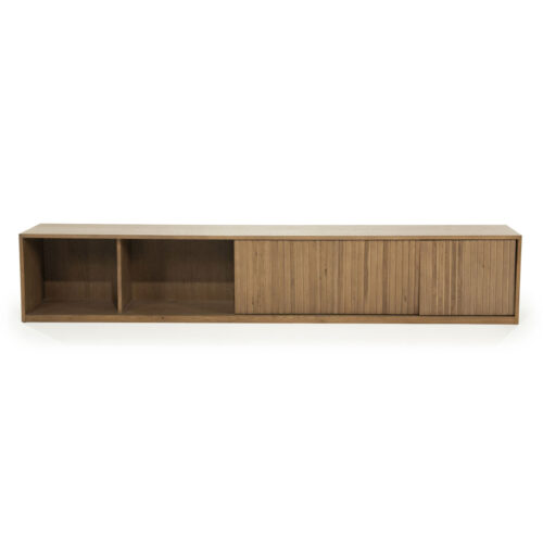 TV meubel Milo Eikenhout 240 cm - bruin - Afbeelding 5