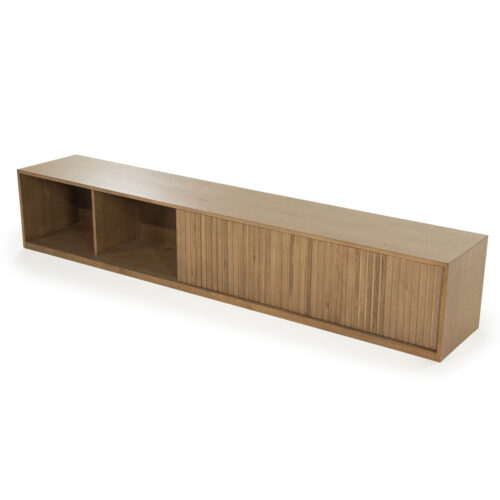 TV meubel Milo Eikenhout 240 cm - bruin - Afbeelding 2