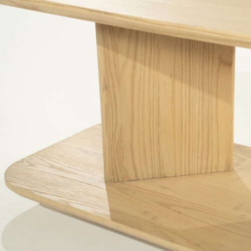 Bijzettafel Ty Eiken 90 x 40cm - Naturel - Afbeelding 8