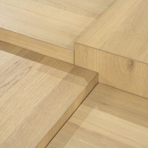 Vierkante Salontafel Quinten - naturel 80 x 80 cm - Afbeelding 9